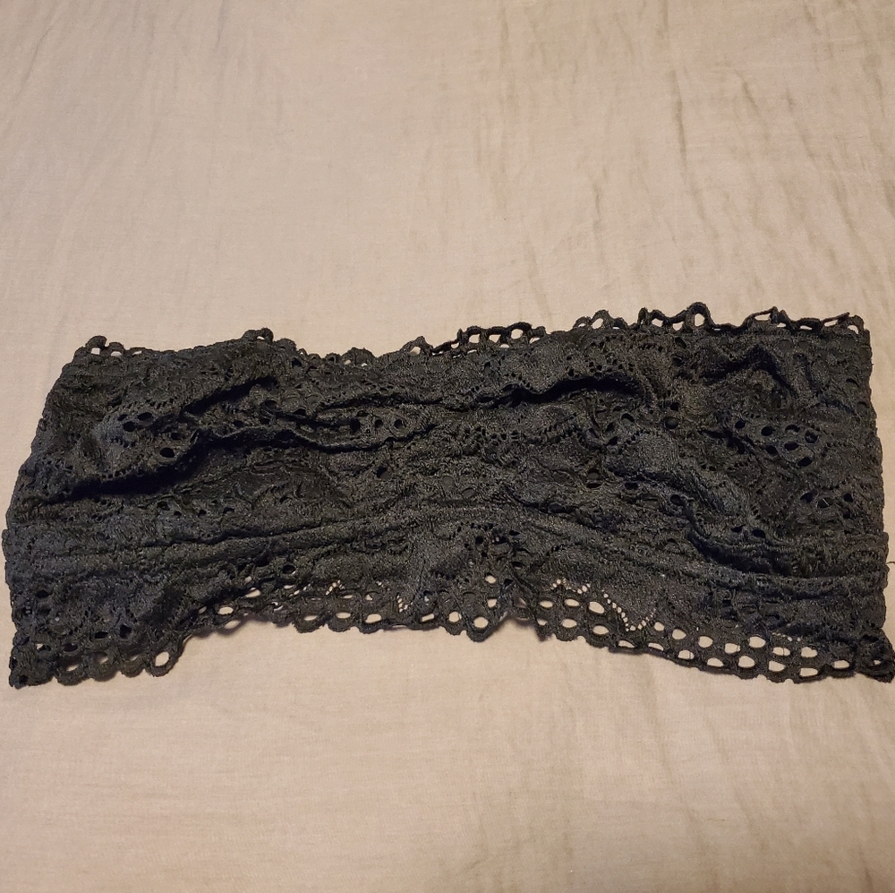 Aerie Black Lace Bandeau